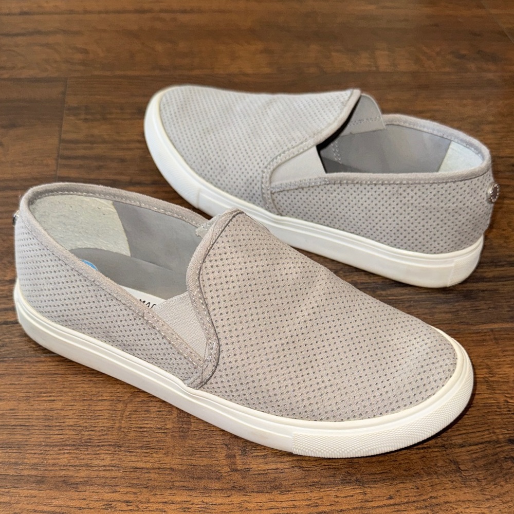 Steve Madden Light Gray Slip-On Sneakers